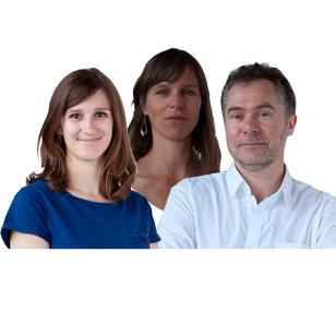 Marine Albarède, Daniel Kaplan et Véronique Routin Marine Albarède, Daniel Kaplan et Véronique Routin