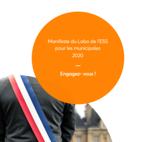ESS, municipales, pouvoirs publics, plaidoyer Couverture manifeste municipales