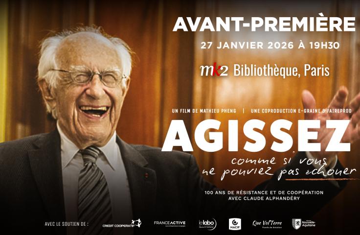 Avant-première du film "Agissez comme si vous ne pouviez pas échouer" sur l’héritage de Claude Alphandéry