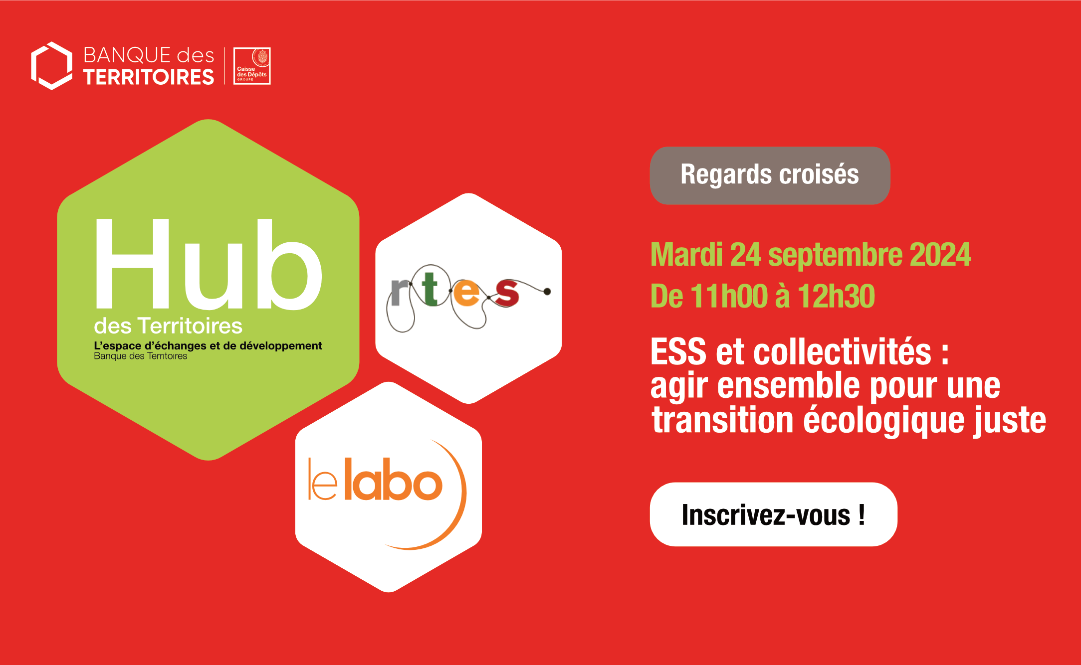 Hub des Territoires : ESS et collectivités : agir ensemble pour une transition écologique juste