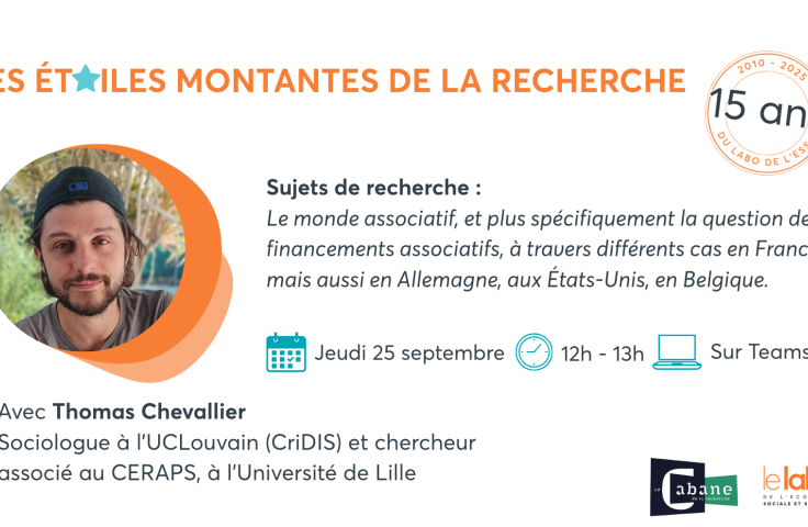 Les Etoiles montantes de la recherche avec Thomas Chevallier