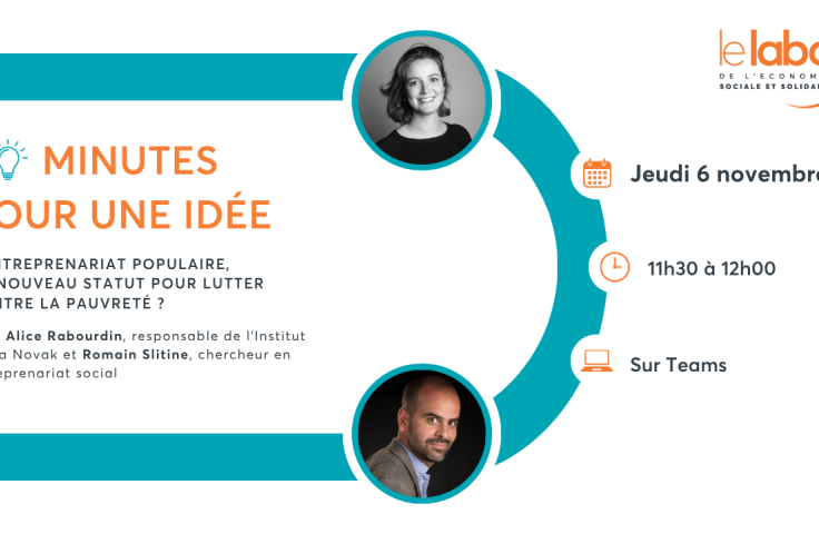 30 minutes pour une idée avec l'Adie et l'Institut Maria Novak