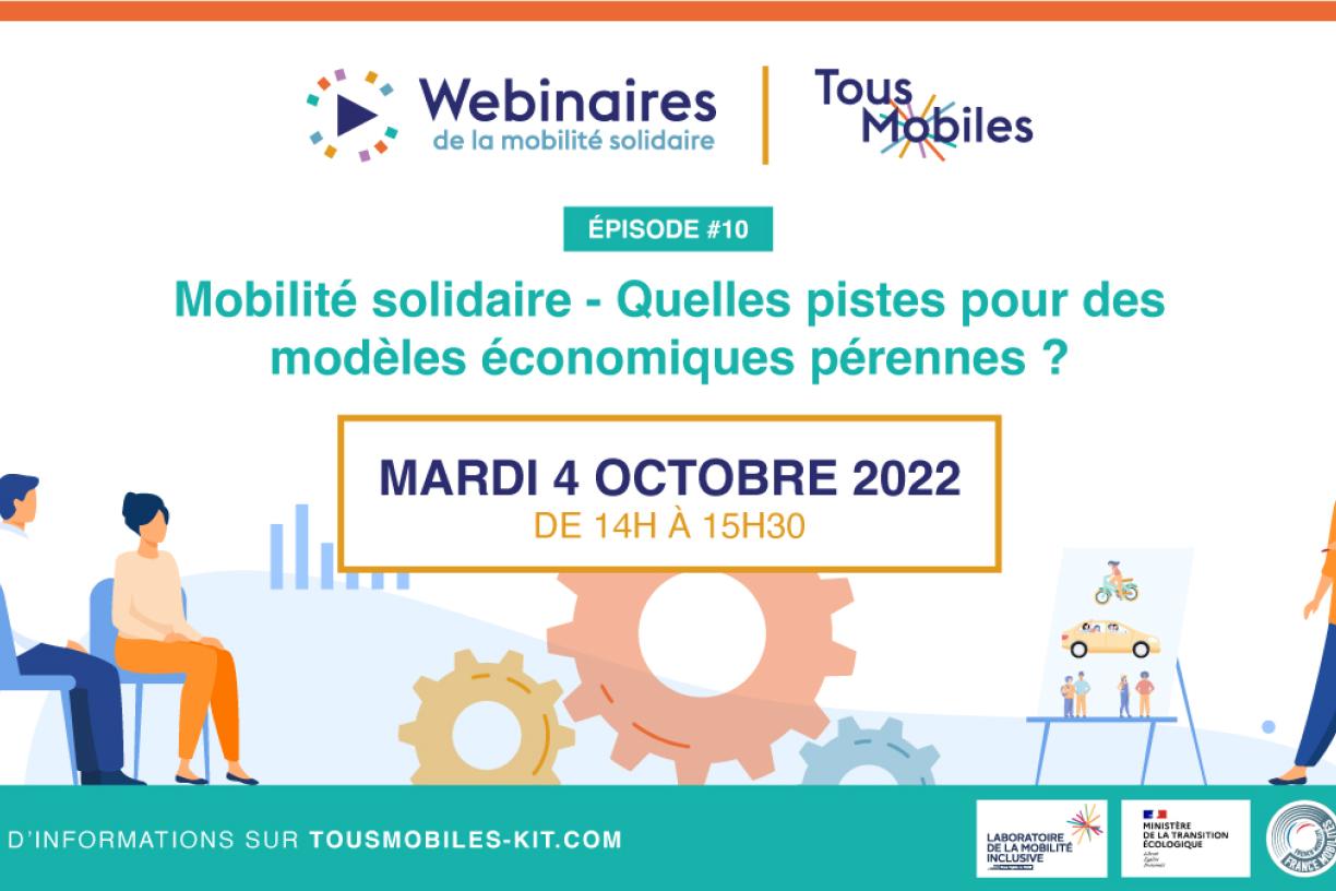 Webinaire - Mobilité solidaire – Quelles pistes pour des modèles économiques pérennes ?